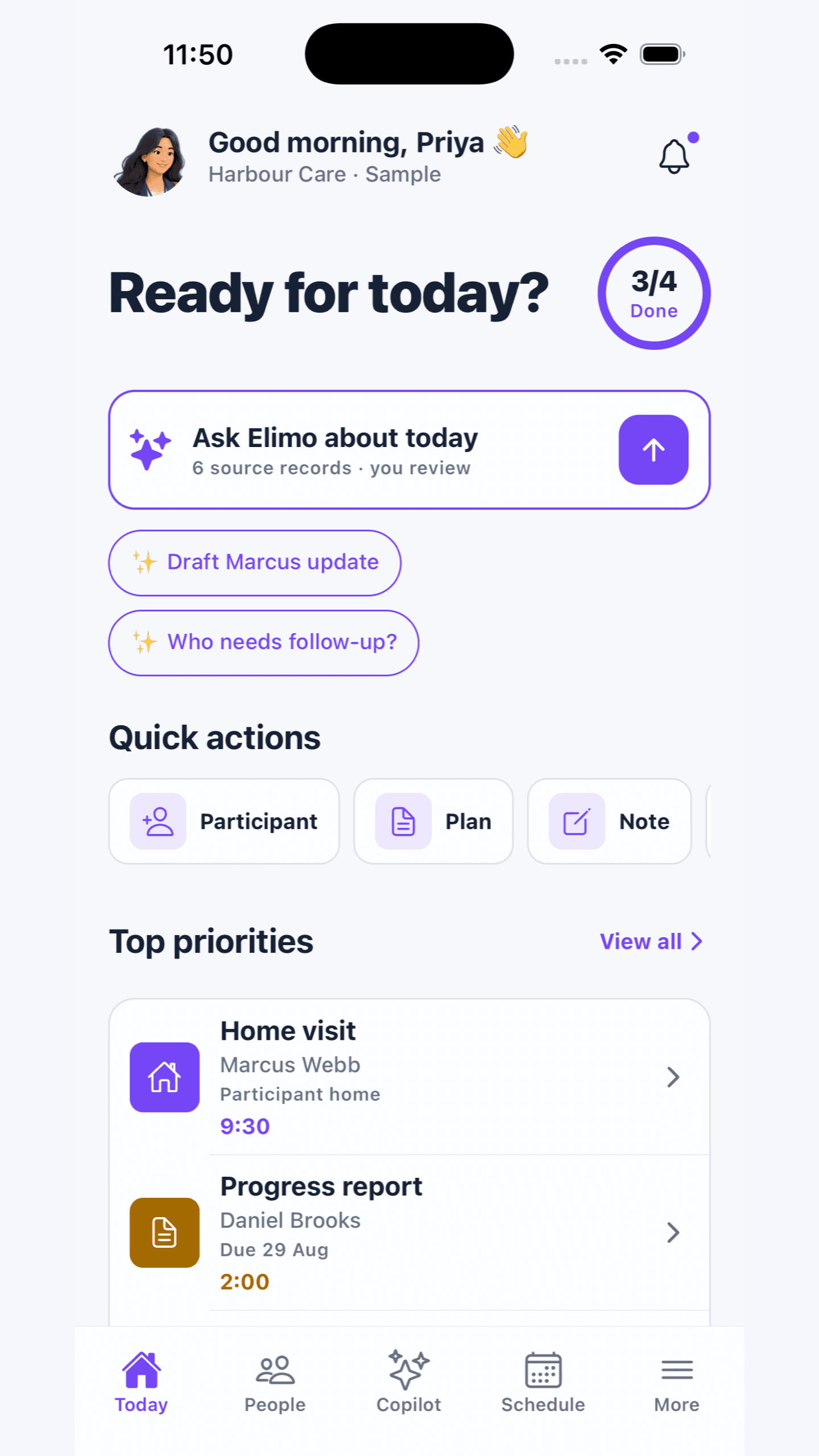 Elimo interface
